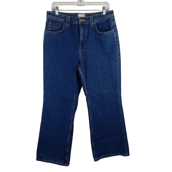 Free People We The Free High Rise Wide Leg Medium Wash Jeans Women’s Size 30 - Picture 1 of 9